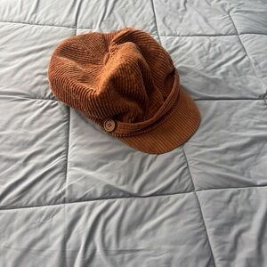 David and Young Corduroy Pants in Rust Brown